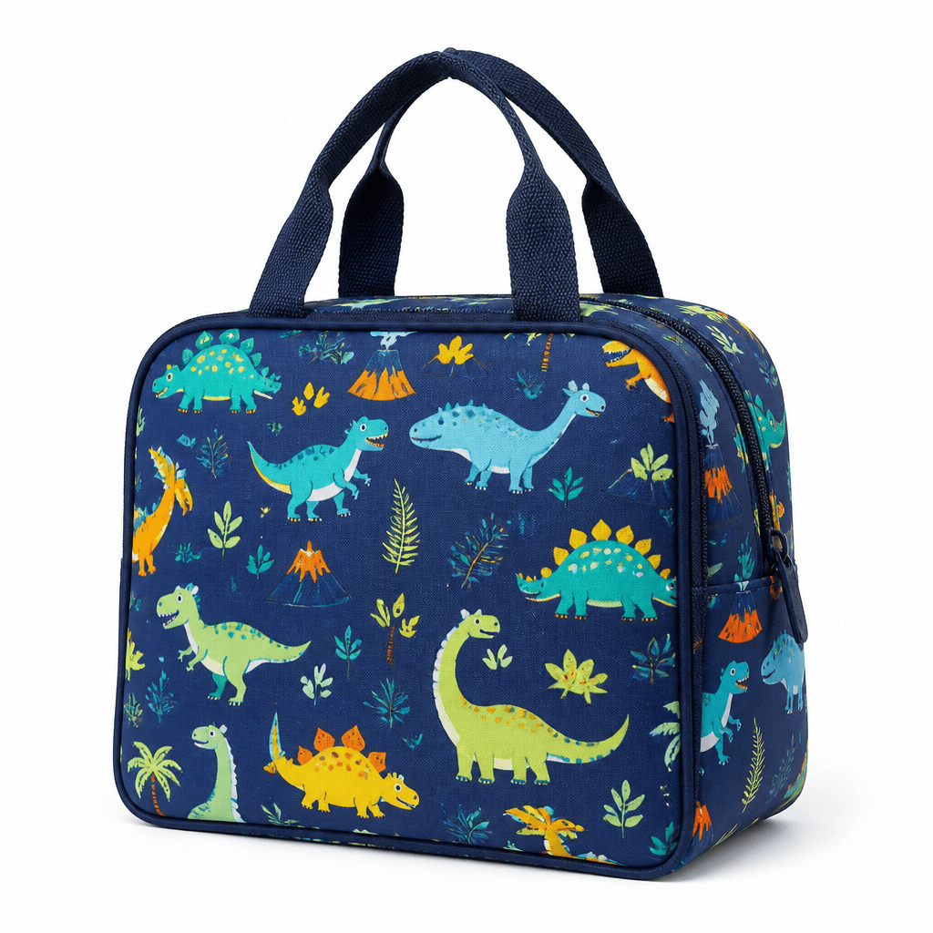Insulated Dino Lunch Tote